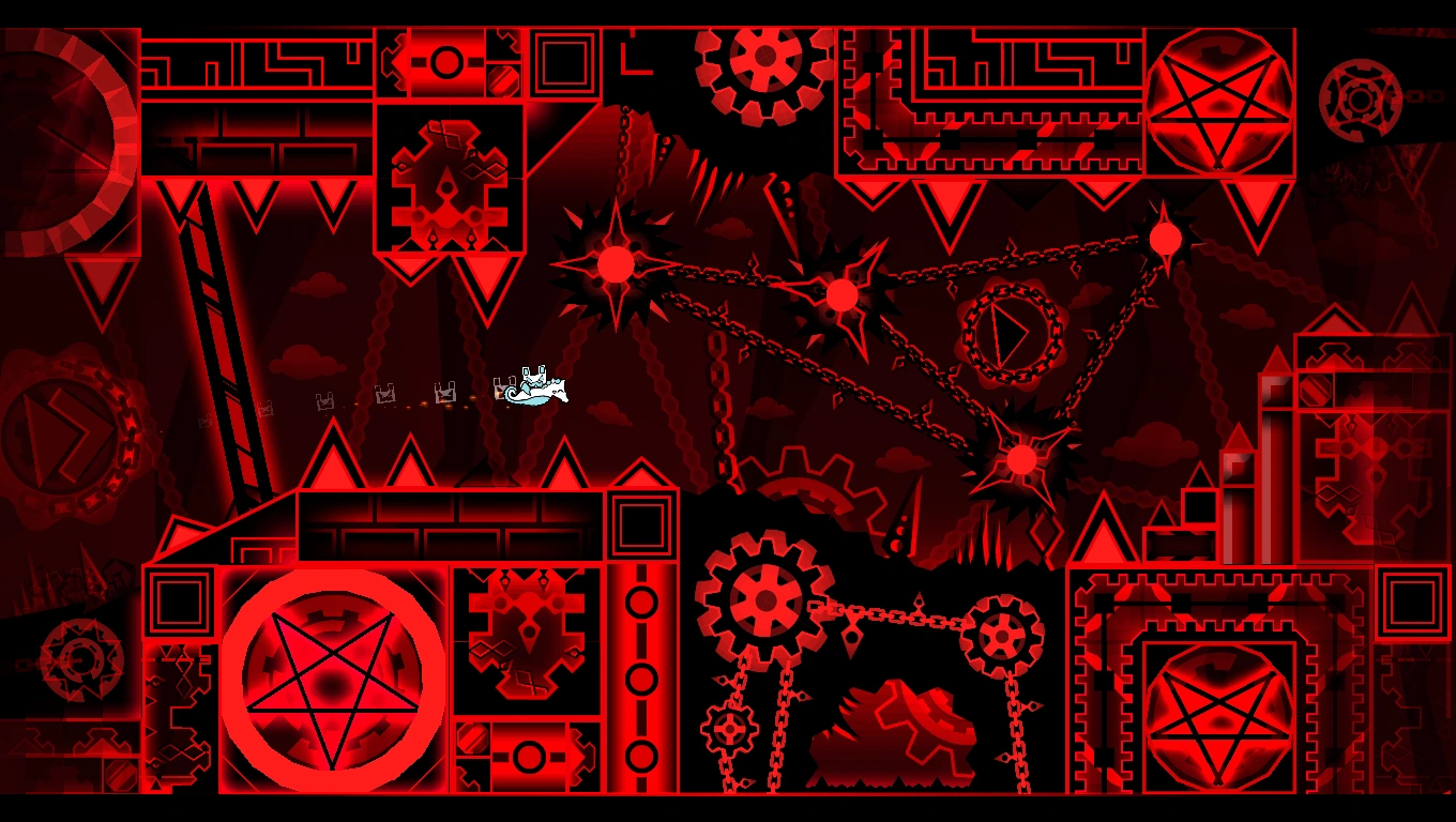 Bloodlust Geometry Dash playable demon