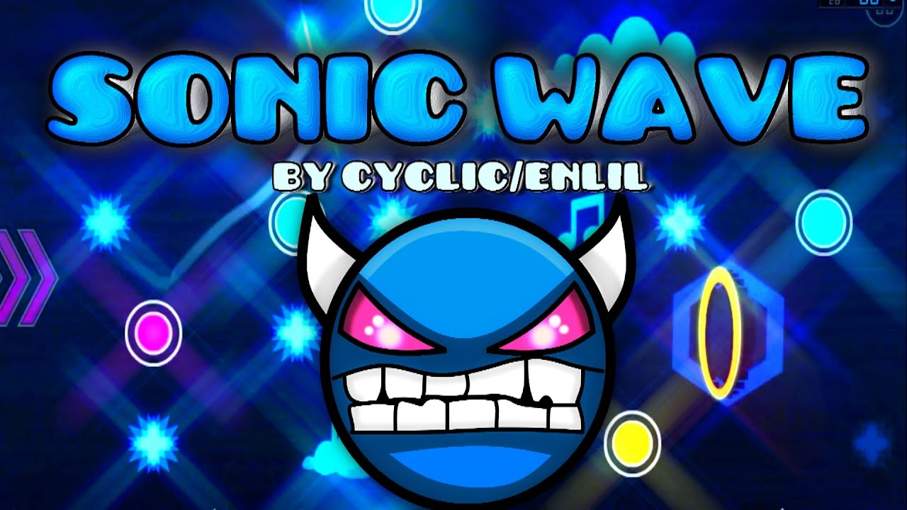 Sonic Wave Geometry Dash playable demon