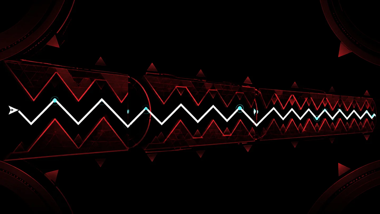 Original wave-practice illustration showing three red corridors that narrow from left to right