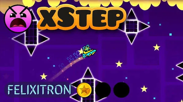 XStep level thumbnail with a ship and secret coin